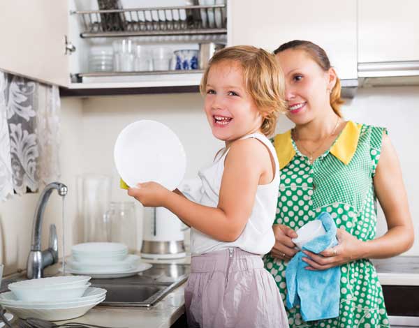 How children benefit from doing chores! GymbaROO BabyROO