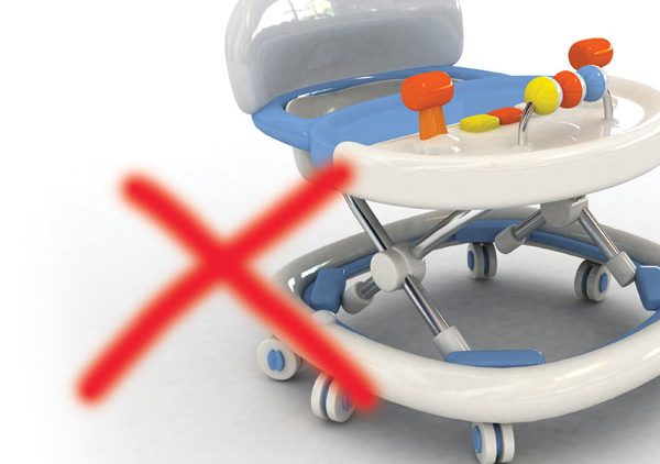 Say “No” to baby walkers
